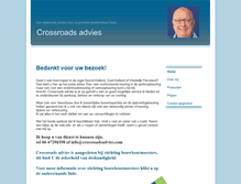Tablet Screenshot of crossroadsadvies.com